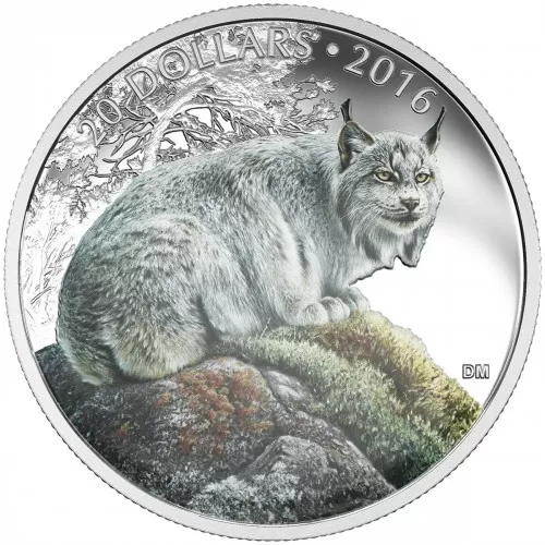 2016 Canadian $20 Majestic Animals: The Canadian Lynx - 1 oz Fine Silver Coin