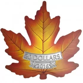 2016 Canadian $20 Canada's Colourful Maple Leaf - Fine Silver Coin