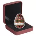 2016 Canadian $20 Traditional Ukrainian Pysanka 1 oz Fine Silver Coin (Coloured Easter Egg)