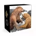 2016 Canadian $20 Grizzly Bear: The Battle - 1 oz Fine Silver Coin