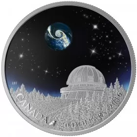 2016 Canadian $20 The Universe - 1 oz Fine Silver Coin