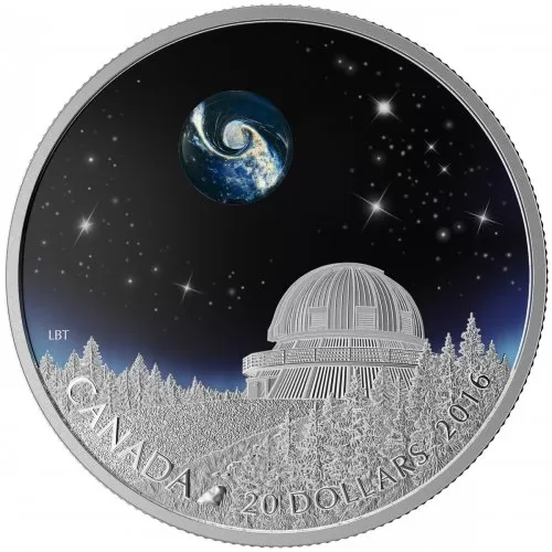 2016 Canadian $20 The Universe - 1 oz Fine Silver Coin