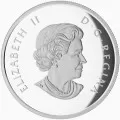 2016 Canadian $20 Lucky Four-Leaf Clover 1 oz Fine Silver with Green Enamel Coin