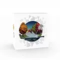 2016 Canadian $20 Geometry in Art: Maple Leaf 1 oz Fine Silver Coloured Coin
