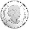 2016 Canadian $20 A Royal Tour - 1 oz Fine Silver Coin - Tarnished