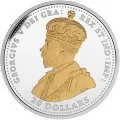 2017 Canadian $20 First World War Battlefront Series: The Battle of Passchendaele - 1 oz Fine Silver & Gold-plated Coin