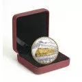 2017 Canadian $20 Locomotives Across Canada: GE ES44AC - 1 oz Fine Silver & Gold-plated Coin