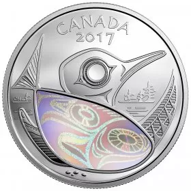 2017 Canadian $20 Protecting our Future - 1 oz Fine Silver Hologram Coin