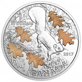 2017 Canadian $20 The Nutty Squirrel and the Mighty Oak - 1 oz Fine Silver Coin