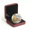 2017 Canadian $20 Locomotives Across Canada: 4-4-0 - 1 oz Fine Silver & Gold-plated Coin