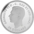 2017 Canadian $20 Second World War Battlefront Series: The Battle of Dieppe - 1 oz Fine Silver Coin - tarnished coin