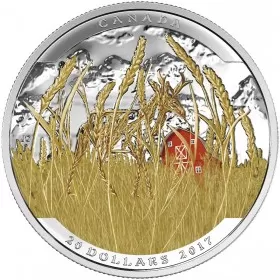 2017 Canadian $20 Landscape Illusion: Pronghorn - 1 oz Fine Silver Coin