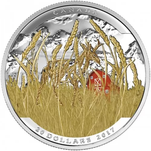 2017 Canadian $20 Landscape Illusion: Pronghorn - 1 oz Fine Silver Coin