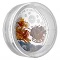 2018 Canadian $20 Murano Holiday Reindeer (Venetian Glass) - 1 oz Fine Silver Coin