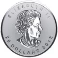 2018 Canadian $20 Celebrating the Maple Leaf: 30th Anniversary of the Silver Maple Leaf - 1 oz Fine Silver Coin