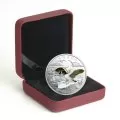 2018 Canadian $20 Approaching Canada Goose - 1 oz Fine Silver 3D Coin - Toned (has gold-tone appearance)