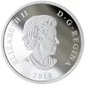 2018 Canadian $20 Canadian Flag - 1 oz Fine Silver Coin