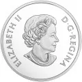2018 Canadian $20 Little Creatures: Monarch Caterpillar (Venetian Glass) - 1 oz Fine Silver Coin