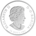 2018 Canadian $20 Maple Tree Tunnel 1 oz Fine Silver Coloured Coin & Black Light Flashlight