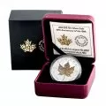 2019 Canadian $20 40th Anniversary Gold Maple Leaf GML 1 oz Fine Silver & Gold-plated Coin