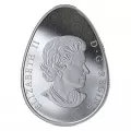 2019 Canadian $20 Vegreville Pysanka 1 oz Fine Silver Egg-shaped Coloured Coin