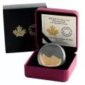 2020 Canadian $20 Black and Gold: The Canadian Horse - 1 oz Fine Silver Gold-plated Coin