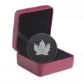 2020 Canadian $20 Black Rhodium-plated Incuse Silver Maple Leaf 1 oz Pure Coin