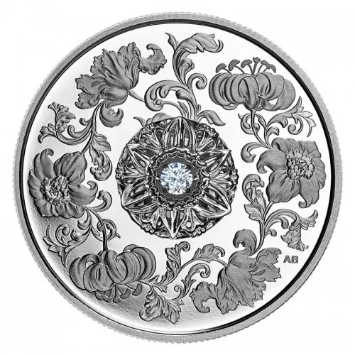 2020 Canadian $20 Dancing Diamond: Sparkle of the Heart Proof Silver Coin