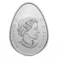 2021 Canadian $20 Traditional Ukrainian Pysanka (Holy Cross) Egg-shaped Silver Coloured Coin
