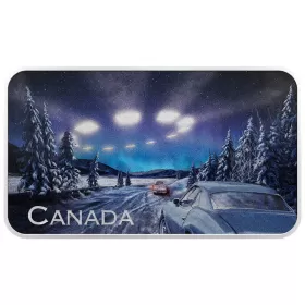 2022 Canadian $20 Canada's Unexplained Phenomena: Yukon Encounter - 1 oz Fine Silver Coin (Glow-in-the-Dark)