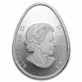 2022 Canadian $20 Traditional Ukrainian Pysanka 1 oz Fine Silver Egg-Shaped Coloured Coin