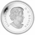 2014 Canadian $20 The Bison: A Family at Rest - 1 oz Fine Silver Coin - tarnished coin