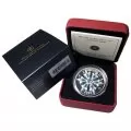 2007 Canadian $20 Blue Swarovski® Crystal Snowflake & Sterling Silver Coin