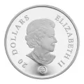 2007 Canadian $20 Blue Swarovski® Crystal Snowflake & Sterling Silver Coin