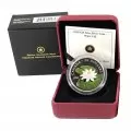 2010 Canadian $20 Water Lily Swarovski® Crystal & Fine Silver Coloured Coin-no outside box