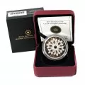 2011 Canadian $20 Swarovski® Crystal Snowflake Emerald Fine Silver Coin