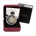 2011 Canadian $20 Swarovski® Crystal Snowflake Topaz Fine Silver Coin