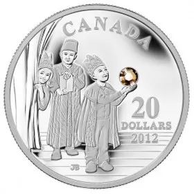 2012 Canada Fine Silver $20 Coin - Crystal Series: Three Wise Men