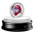 2009 Canadian $20 Montreal Canadiens Goalie Mask Sterling Silver Coloured Coin (Limited Edition)
