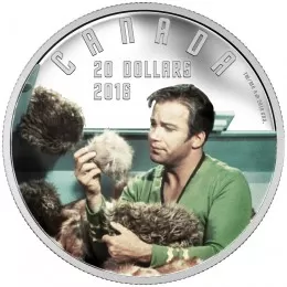 2016 Canadian $20 Star Trek™ Scenes: The Trouble with Tribbles 1 oz Fine Silver Coin