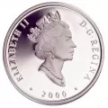 2000 Canadian $20 Transportation: The Toronto Steam Engine Sterling Silver Hologram Coin