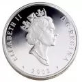 2002 Canadian $20 Transportation: The William Lawrence Sterling Silver Hologram Coin-coin in capsule only