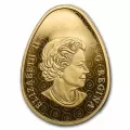 2022 Canadian $250 Traditional Pysanka 2 oz Pure Gold Egg-Shaped Coin