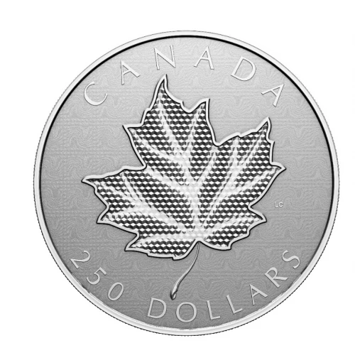 2024 Canadian $50 Pulsating Maple Leaf - Fine Silver Kilo Coin