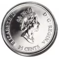 2000 Canadian 25-Cent Pride Millennium Coloured Quarter Coin (Special Edition)