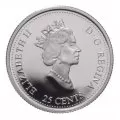 2000 Canadian 25-Cent Community/December Millennium Quarters Series Proof Sterling Silver Coin
