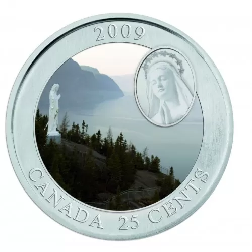 2009 Canada 25 Cent Coin - Notre-Dame-Du-Saguenay