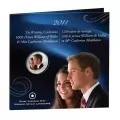 2011 Canadian 25-Cent HRH Prince William of Wales and Miss Catherine Middleton Coloured Coin