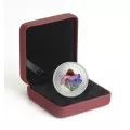 2013 Canadian 25-Cent Purple Coneflower and Eastern Tailed Blue - Coloured Coin-no outside box