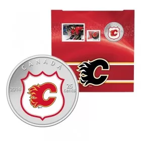 2014 Canadian 25-Cent Calgary Flames NHL® Coin & Stamp Gift Set